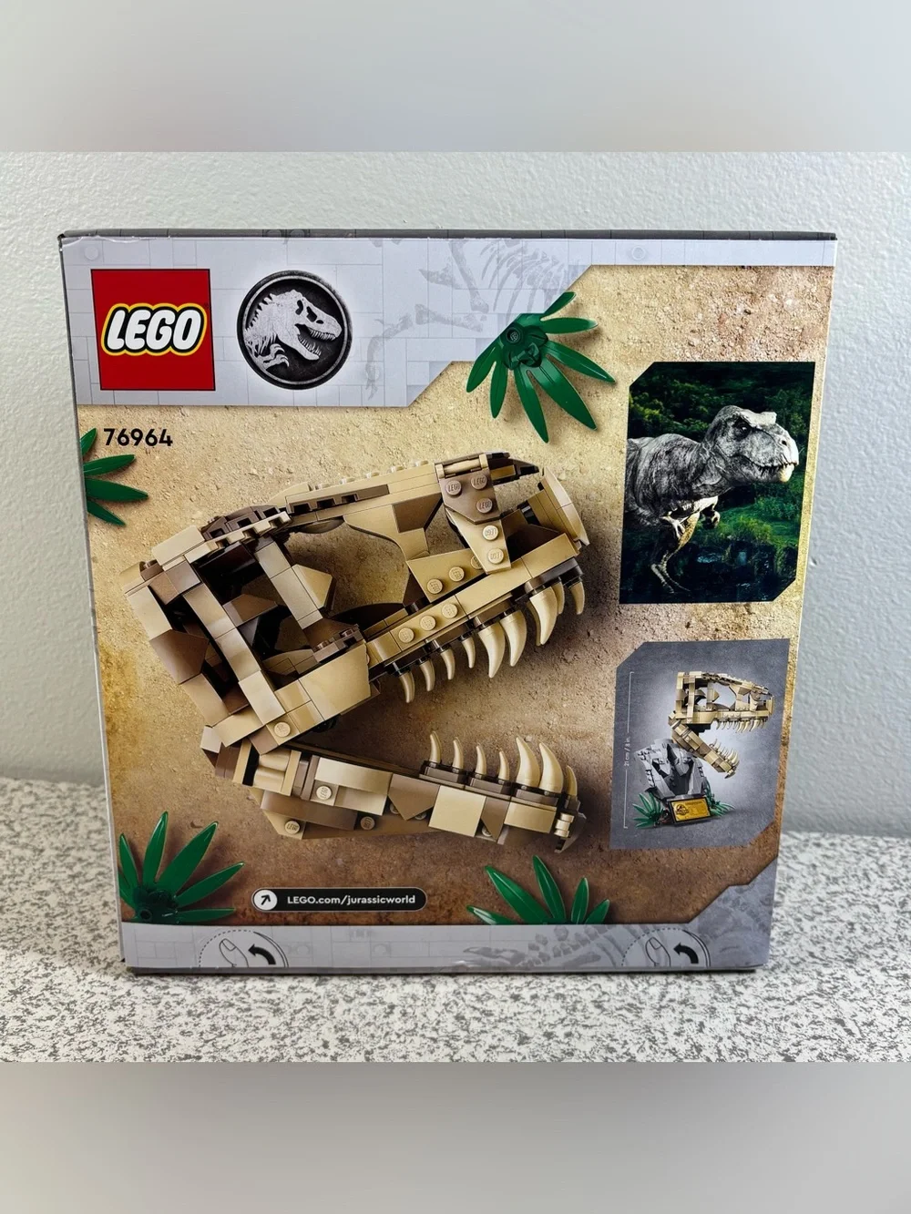 LEGO 76964 Jurassic World Park Dinosaur Fossils: T. rex Skull New